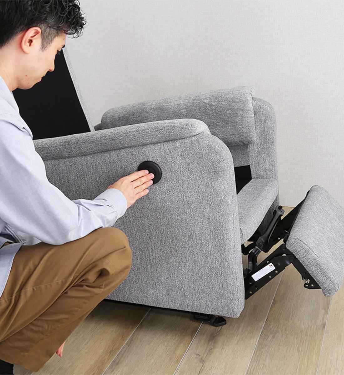 【美品】電動ソファ 電動ソファー 電動ソファ 幅186-321cm ソファベッド 電動 2人掛け 3人
