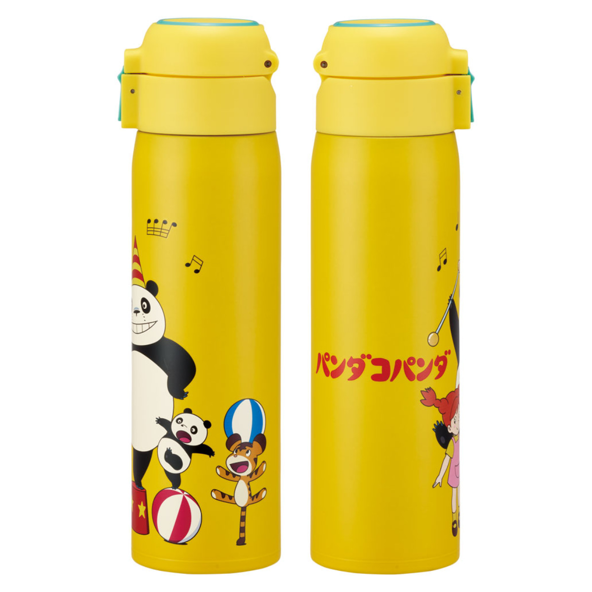 スケーター 水筒 480ml ステンレスワンタッチボトル パンダコパンダ