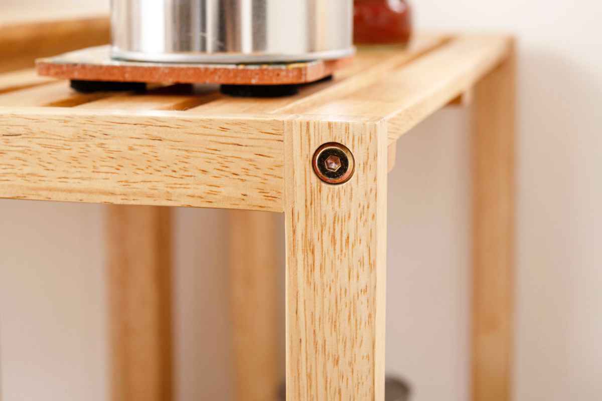 東谷 ワイドシェルフ 3段 天然木 北欧風 幅51cm （ 棚 ラック 収納