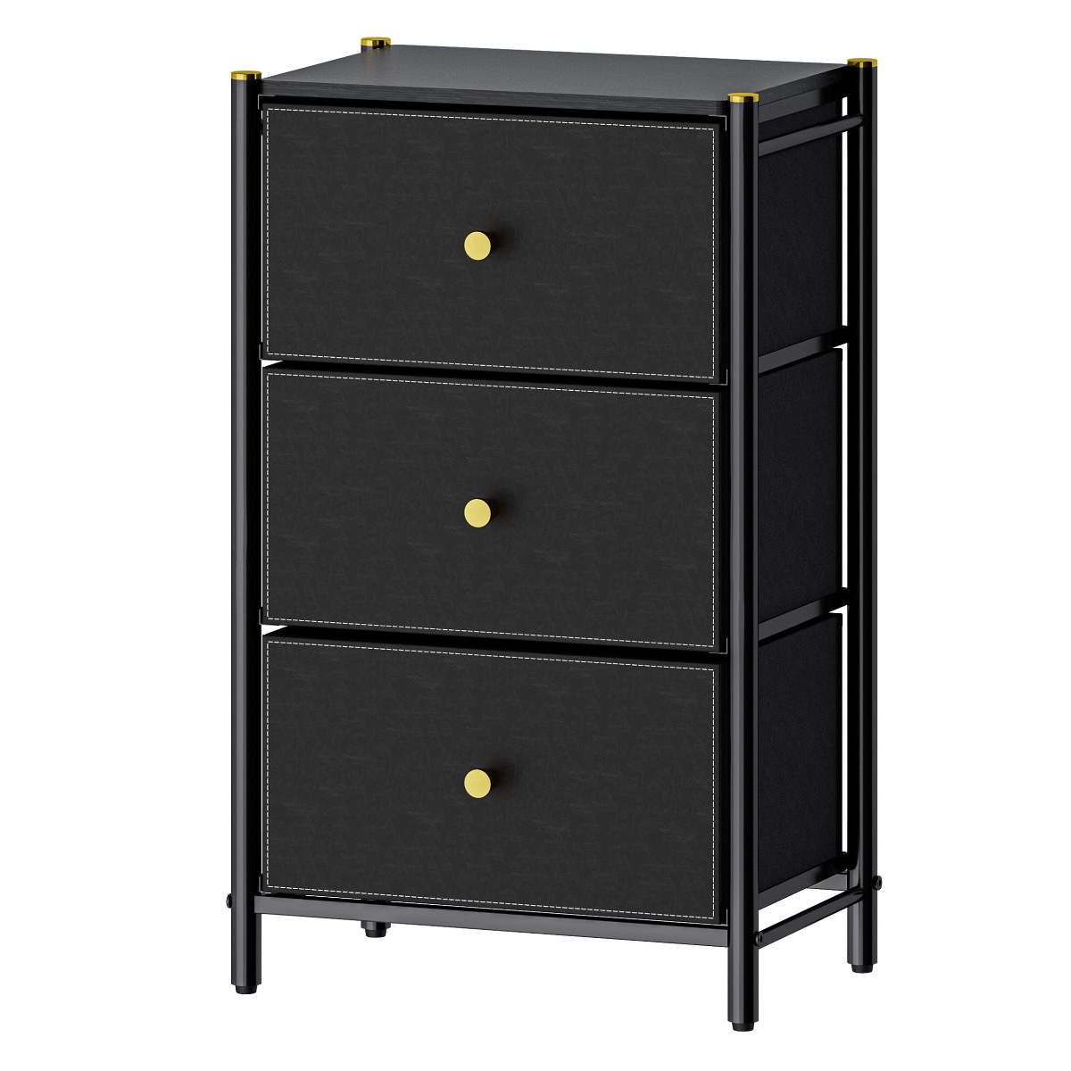 パール金属 チェスト GOLDVEL エレガントチェスト3段 幅46.5×奥行32.5