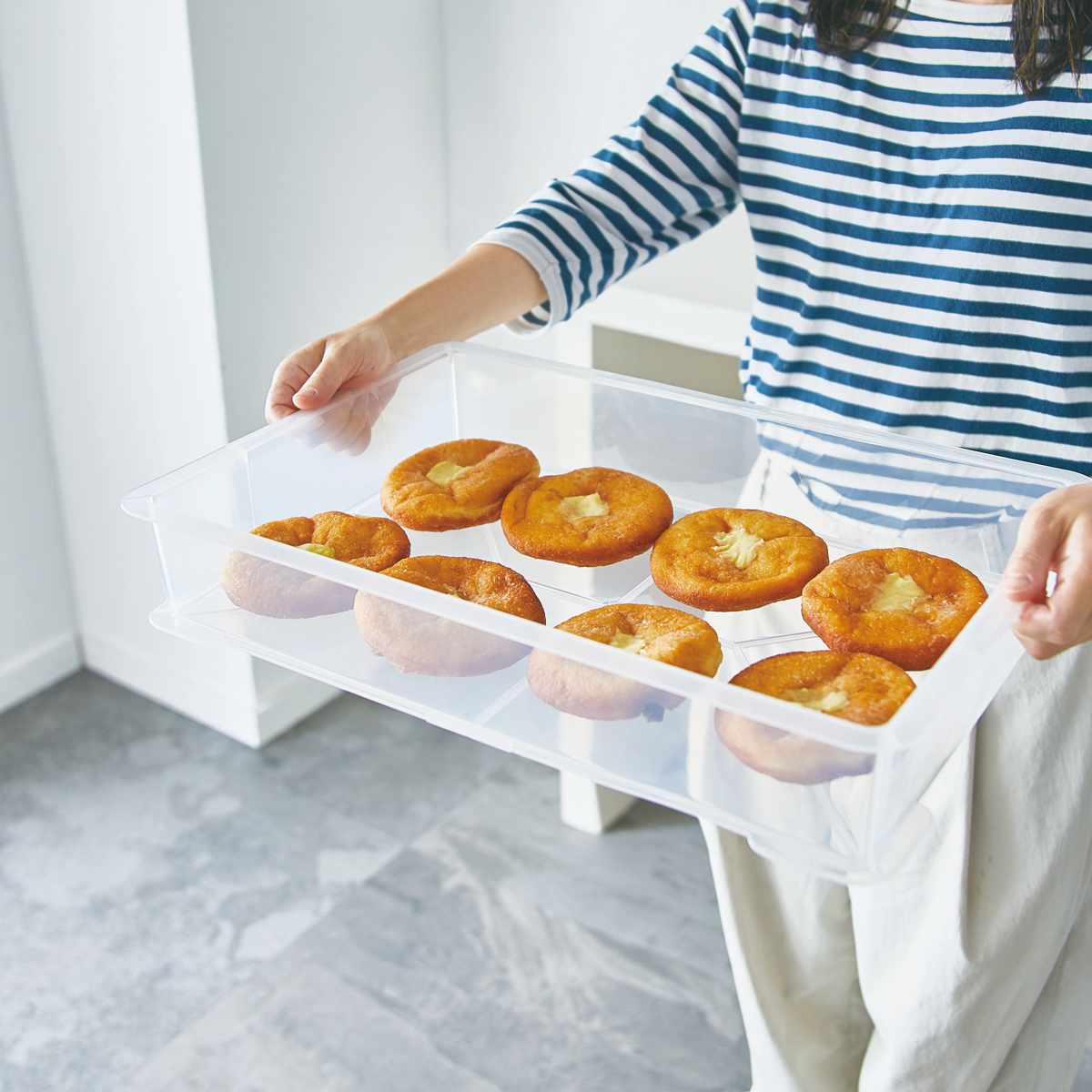 もち箱 フードテナー 本体1段 蓋1個 30×45cm （ 餅箱 餅ばこ もちばこ