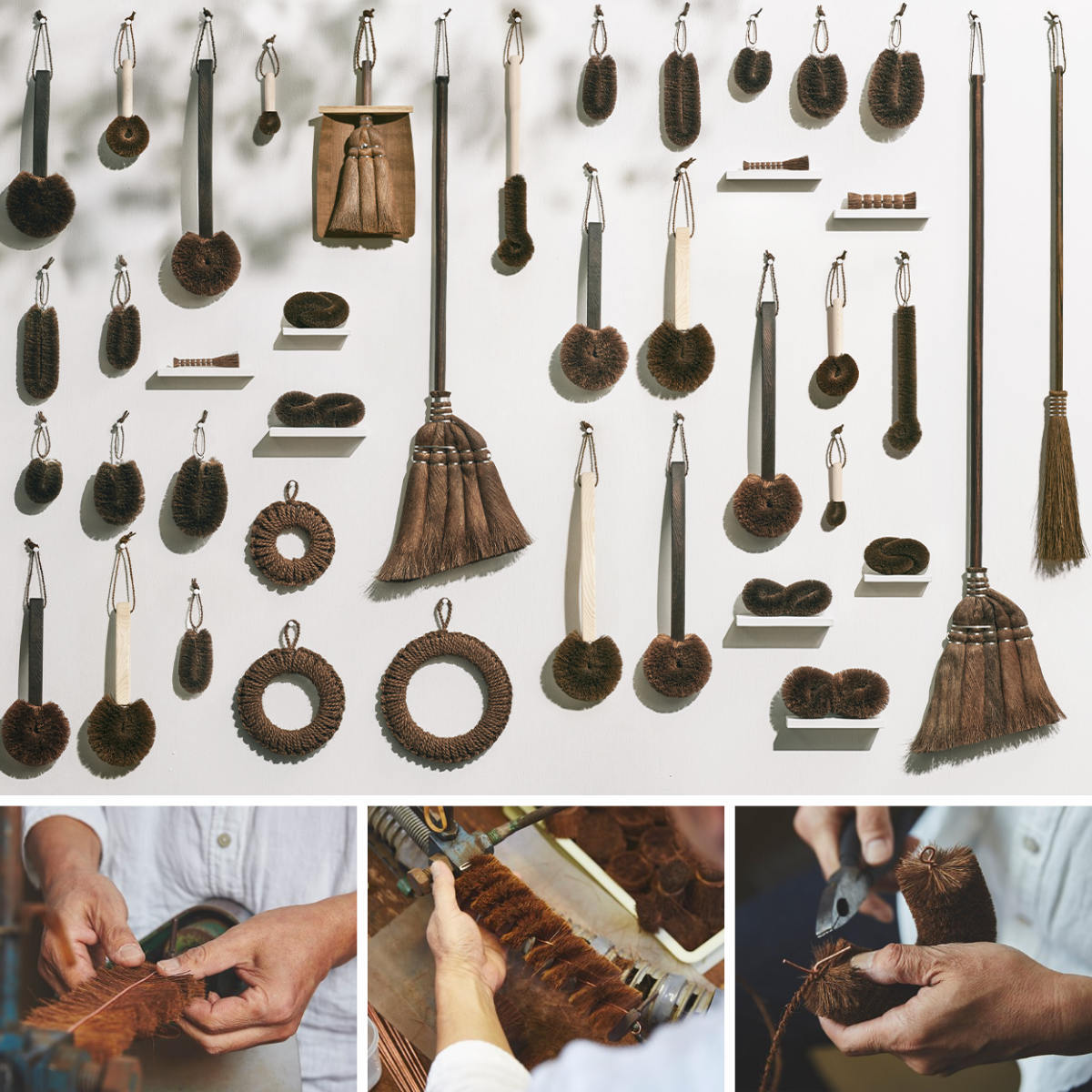 高田耕造商店 たわし しゅろのやさしいたわし ささら 大 （ 日本製