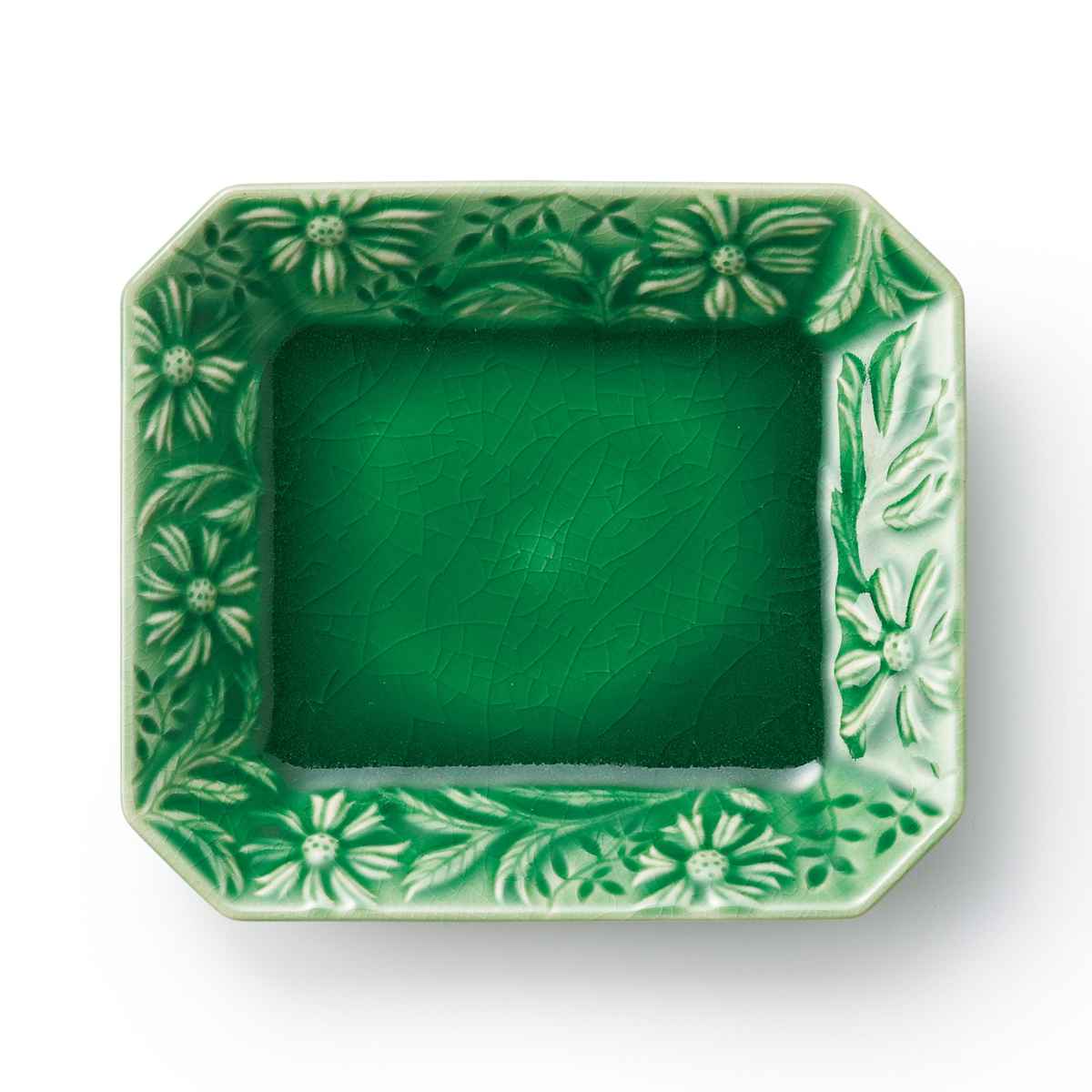 プレート 16cm 角皿 マーガリート 陶器 瀬戸焼 （ 食洗機対応 電子