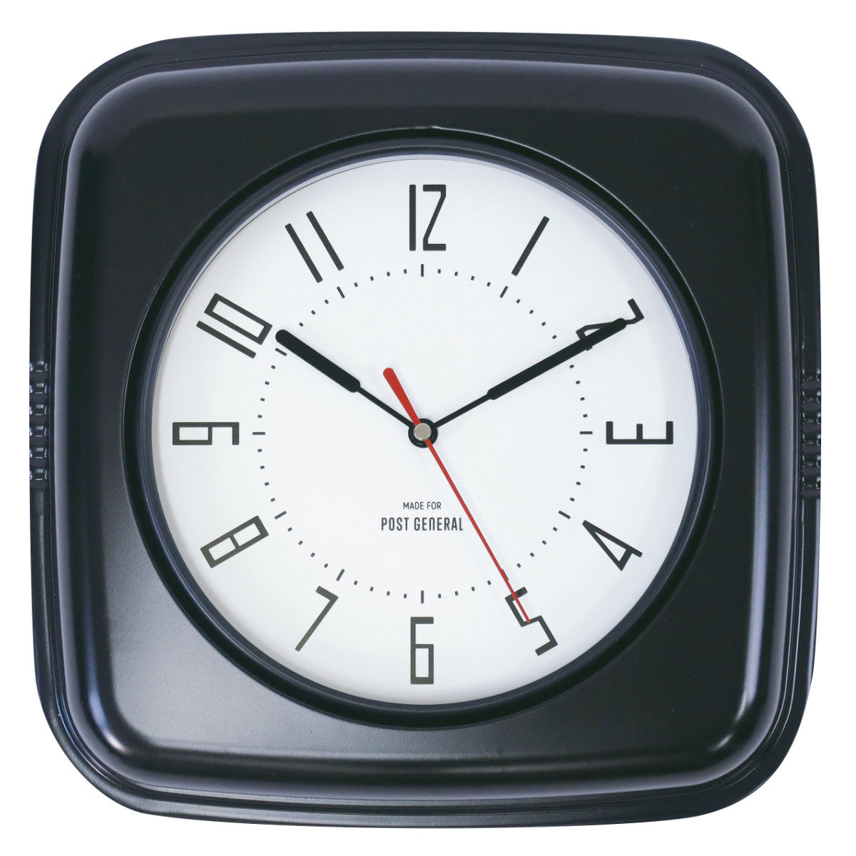 POST GENERAL 掛け時計 ポストジェネラル ビスファム 電池式 連続秒針