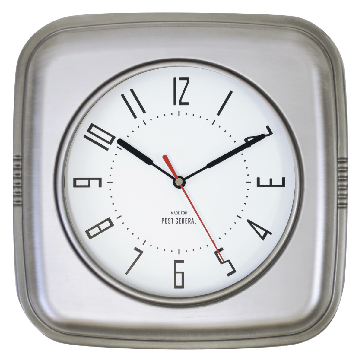 POST GENERAL 掛け時計 ポストジェネラル ビスファム 電池式 連続秒針