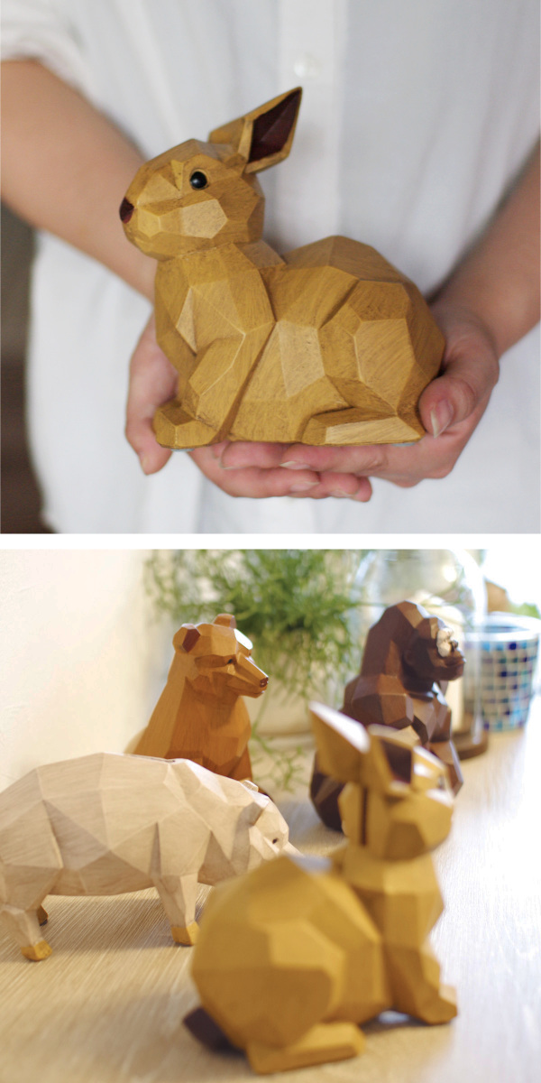 キシマ（KISHIMA） オブジェ スオーラマネーバンク ウサギ 貯金箱