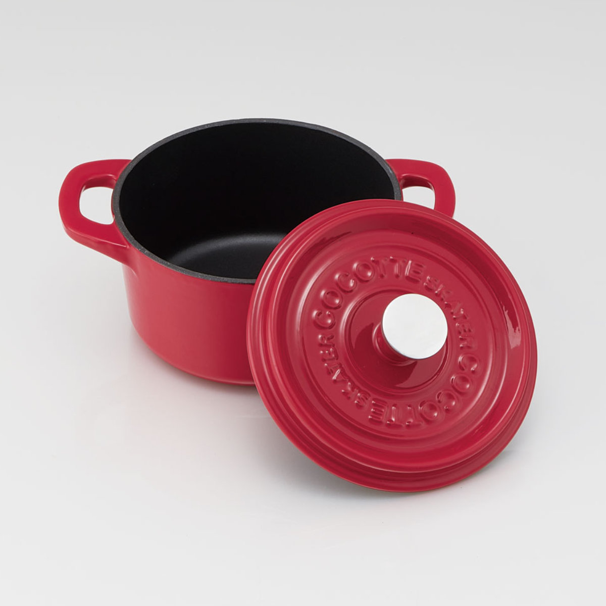 スケーター ココット鍋 16cm IH対応 ホーロー製 オーブン対応 両手鍋