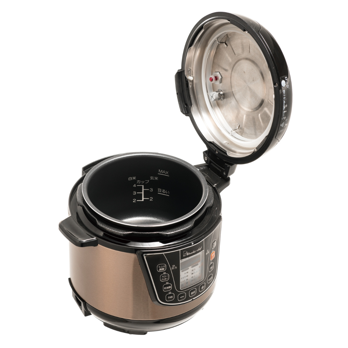 【5/12までの限定価格】◆ワンダーシェフ家庭用マイコン電気圧力鍋3.0L◆ ワンダーシェフ 電気圧力鍋 3L 5点セット 楽ポン マイコン電気圧力鍋