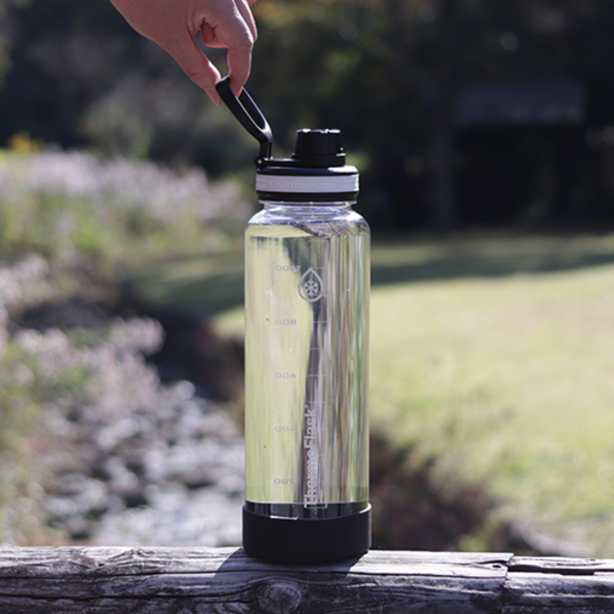 TAKEYA（タケヤ） 水筒 約1L 1.17L サーモフラスク クリアボトル （ 直