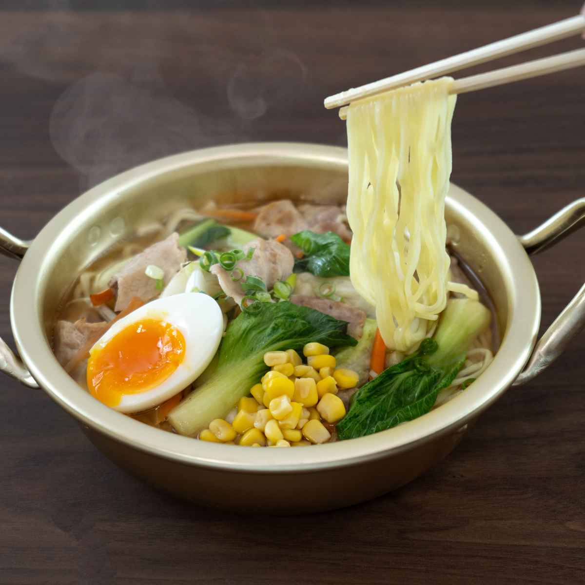 和平フレイズ ラーメン鍋 18cm 浅型 アルミ製 味覚探訪 韓国編 両手鍋