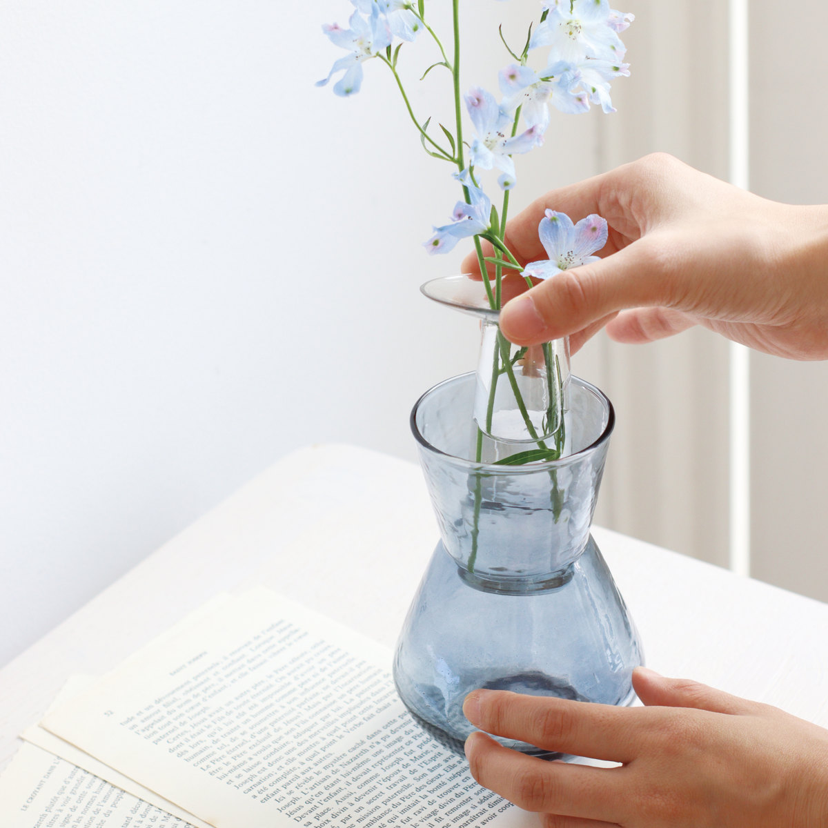 花瓶 シナリーアロマベース クラシオン S 一輪挿し （ 花ビン 花びん