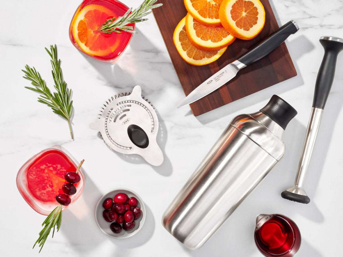 OXO（オクソー） カクテルシェーカー ステンレス製 グッドグリップス