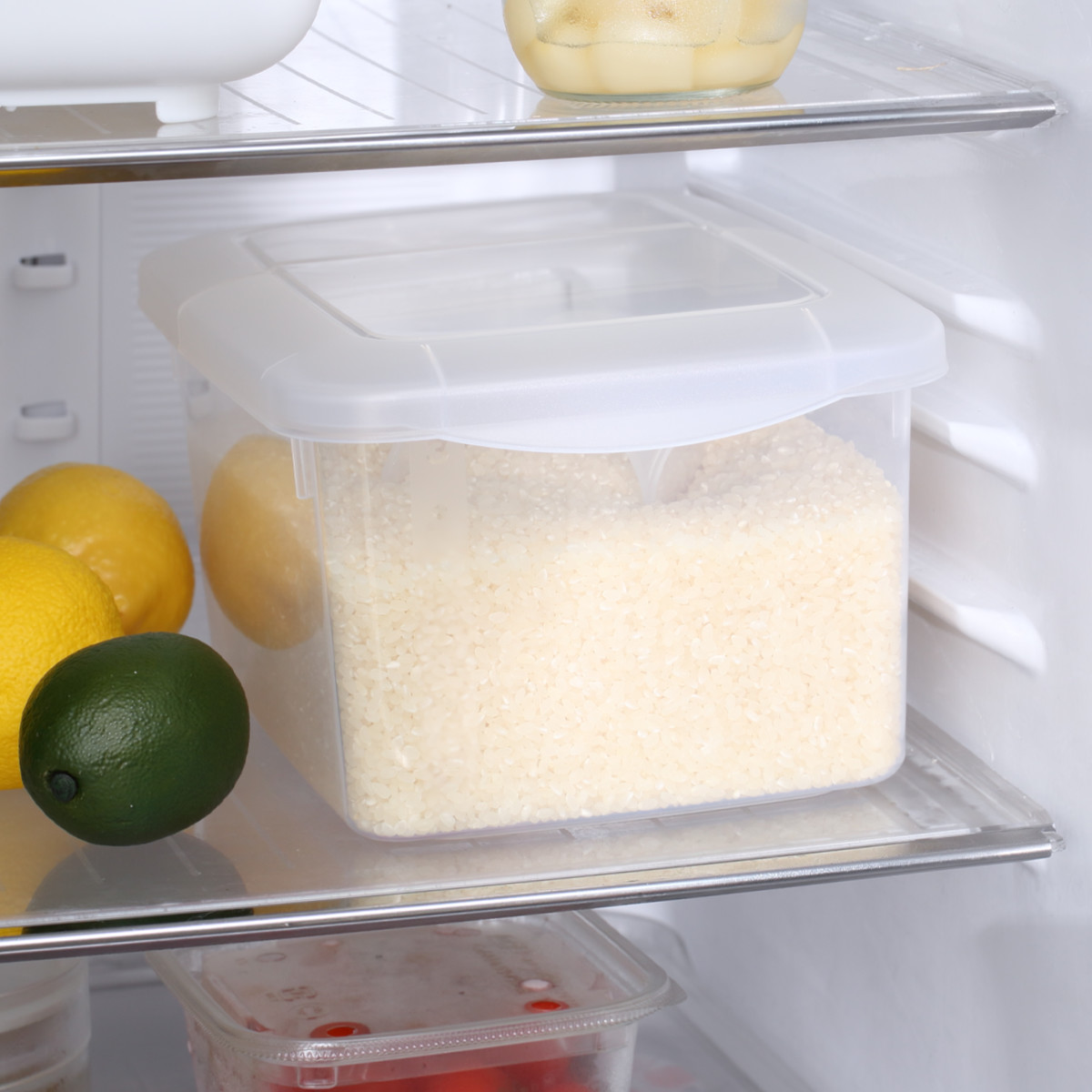 米びつ 3kg ストックス 冷蔵庫用 計量カッ...の詳細画像2