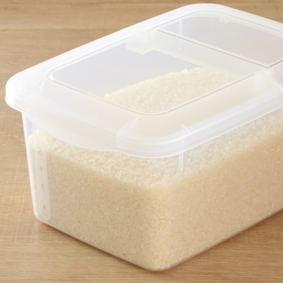 米びつ 3kg ストックス 冷蔵庫用 計量カッ...の詳細画像5