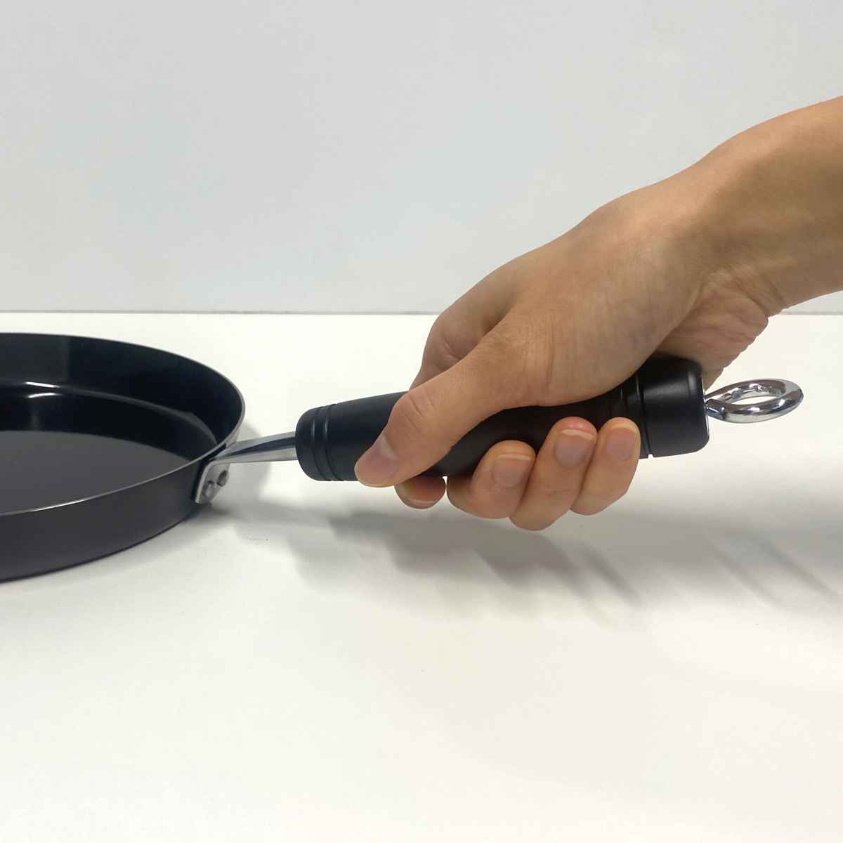 bws SELECTION 鉄フライパン 20cm IH対応 ガラス蓋付き 目玉焼きが