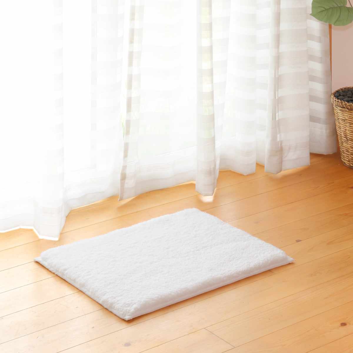 バスマット 45×60cm 思わず頬ずりしたくなるバスマット ANGEL STEP