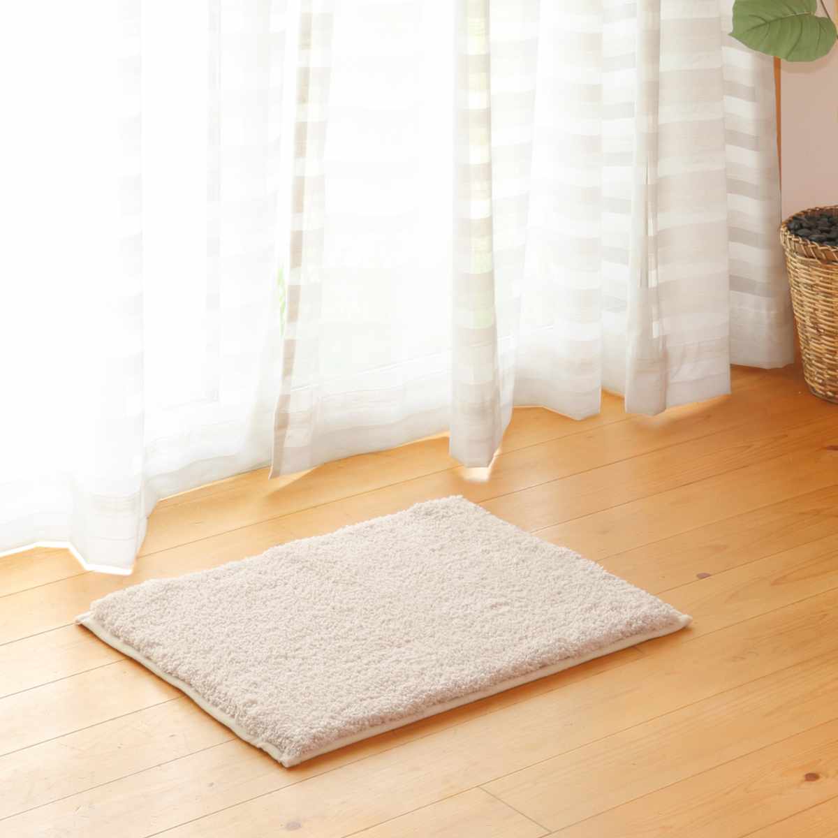 バスマット 45×60cm 思わず頬ずりしたくなるバスマット ANGEL STEP