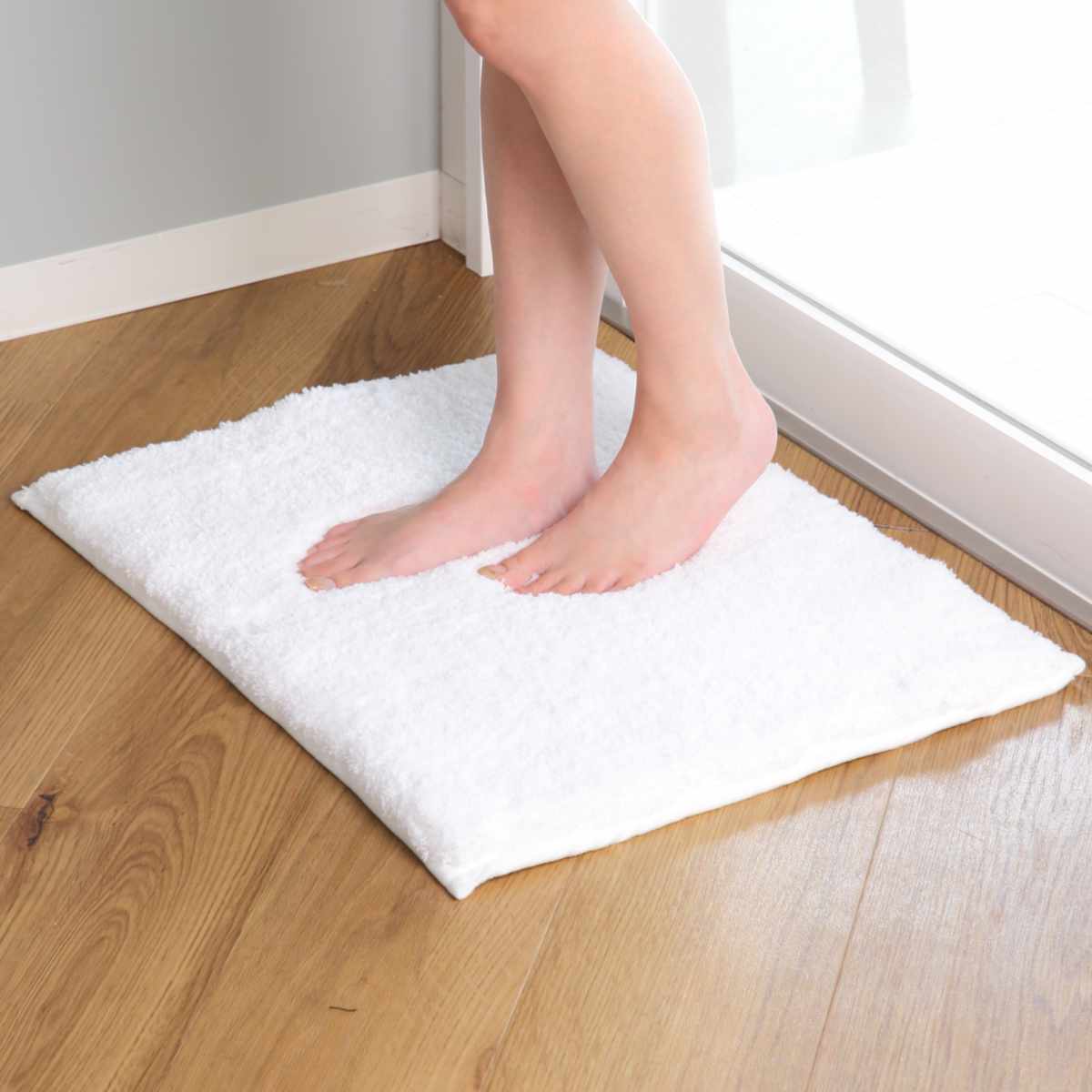 バスマット 45×60cm 思わず頬ずりしたくなるバスマット ANGEL STEP