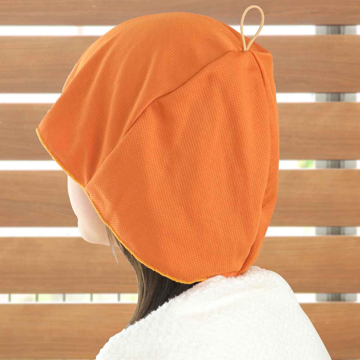 サウナハット 水でヒンヤリ冷感サウナハット 日本製 （ サウナ 冷感