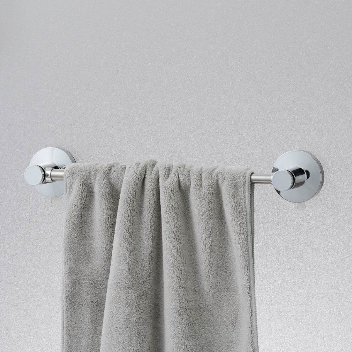 LEC（レック） タオル掛け タオルバー 伸縮タイプ ステンレス ジェル