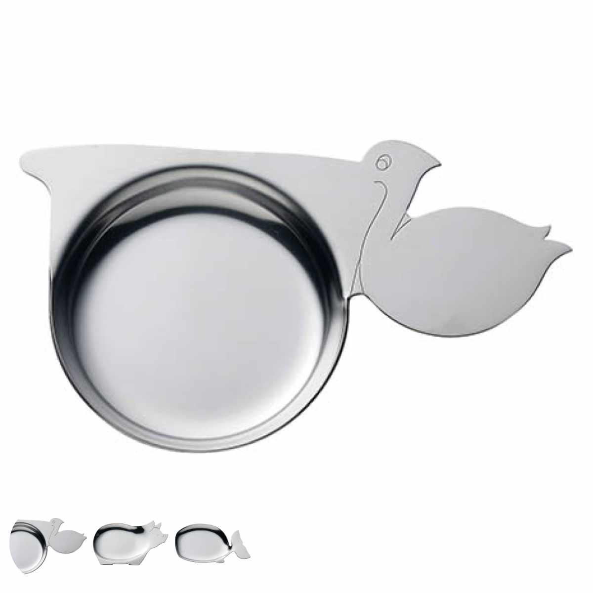 トレー 12cm アニマルトレー ステンレス （ 食洗機対応 プレート 小皿