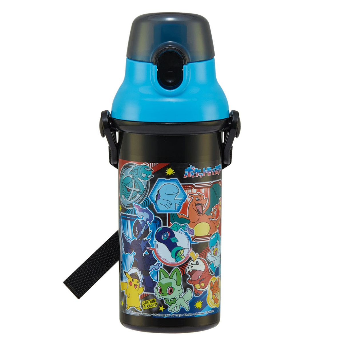 スケーター 水筒 480ml 抗菌直飲プラボトル ポケモン24 （ ポケモン