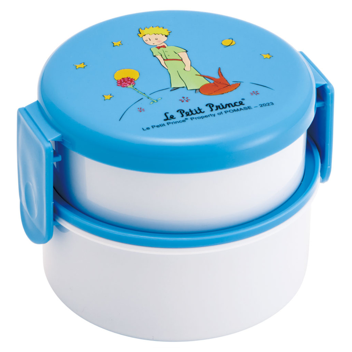 スケーター 弁当箱 2段 500ml 抗菌丸型ランチボックス2段 星の王子様