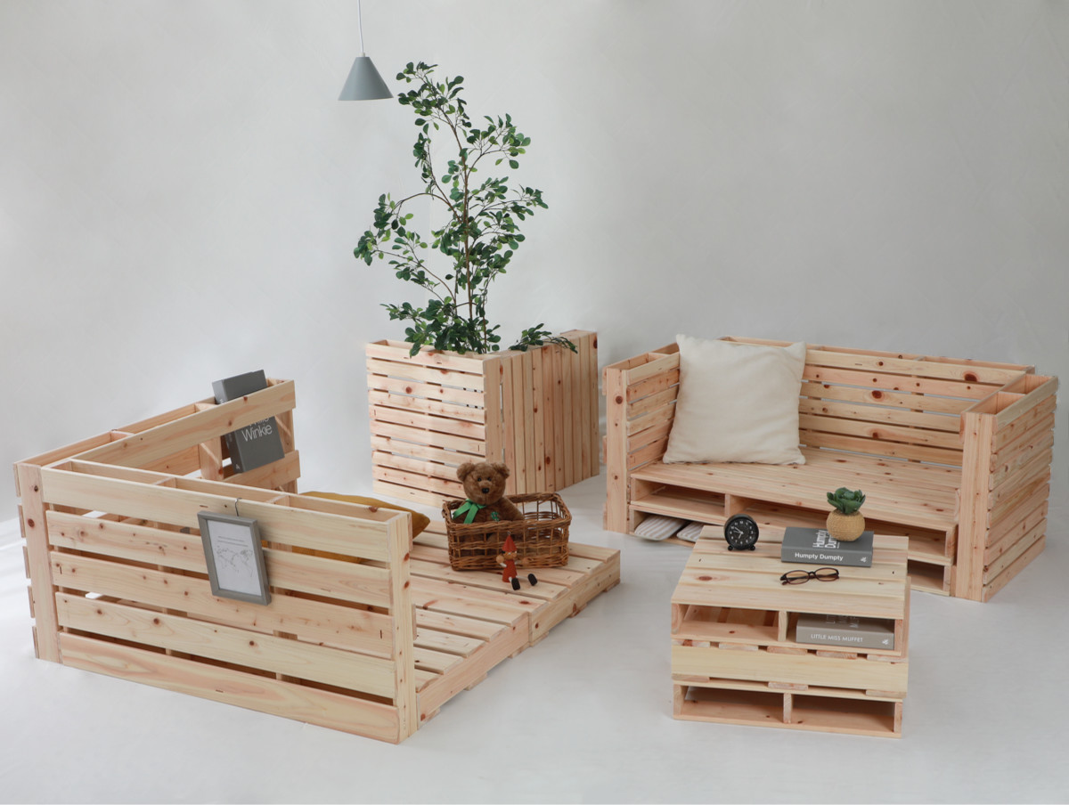 パレットベッド ハーフパレット 4枚入り 国産ひのき すのこ 日本製