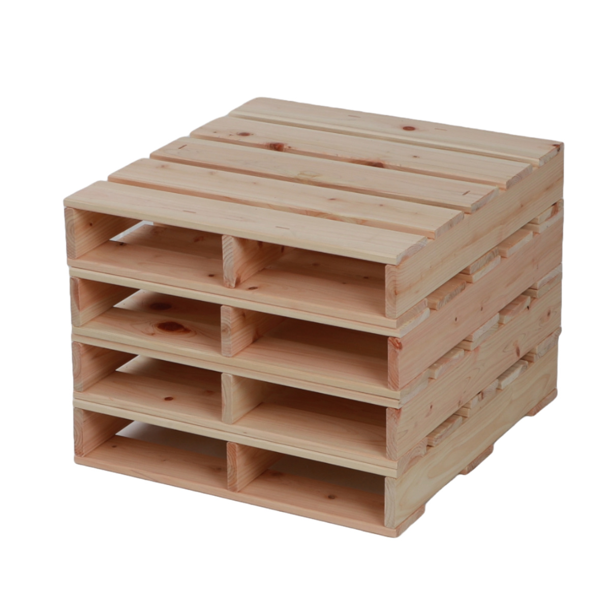 パレットベッド ハーフパレット 4枚入り 国産ひのき すのこ 日本製