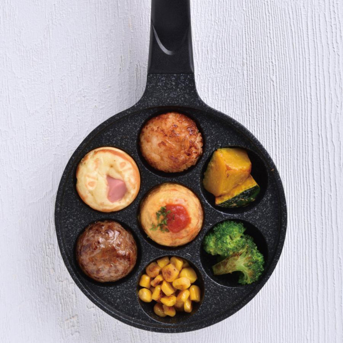 【美品】たこ焼きパン 鋳鉄 スキレットグリドル ボール型メーカー (21型) Amazon | 14穴 たこ焼きメーカー たこ焼きパン 焦げ付き防止 鋳鉄製