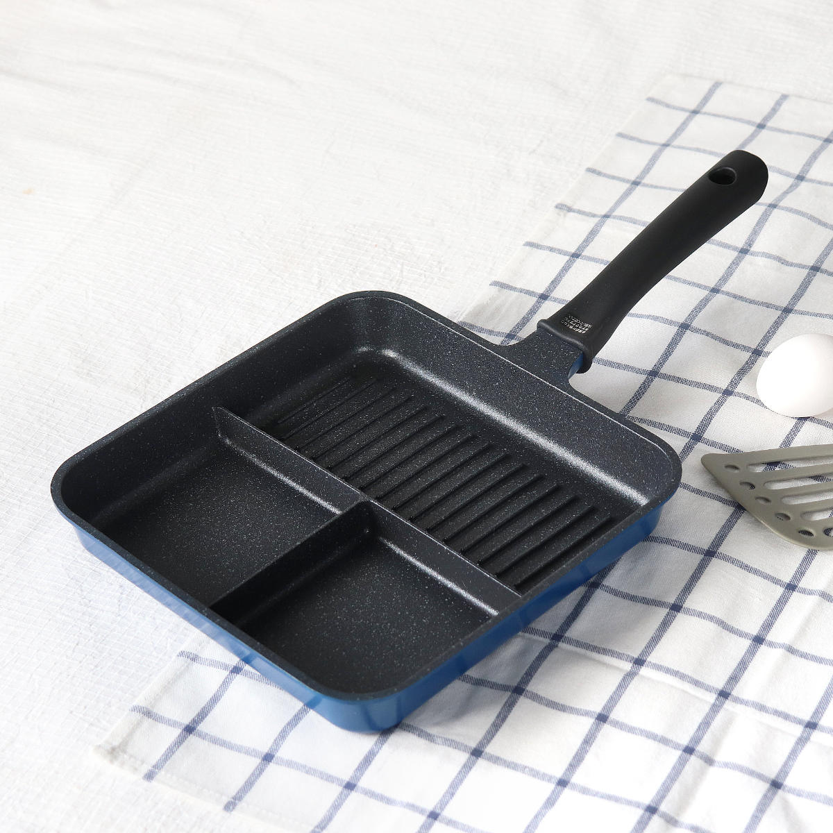 和平フレイズ フライパン IH対応 仕切り付き トリプルパン ひるもぐ