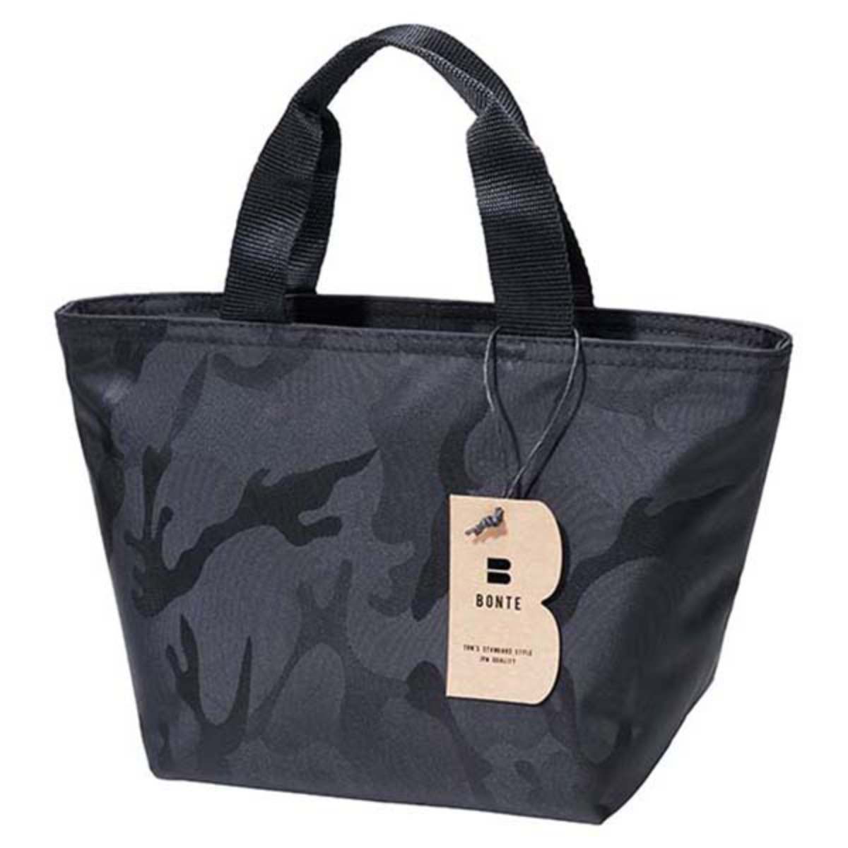  ランチバッグ クーラー 保冷 Camo カモフラ ブラック セット TORUNE（トルネ） ランチバッグ BONTEクールランチバッグ トート型