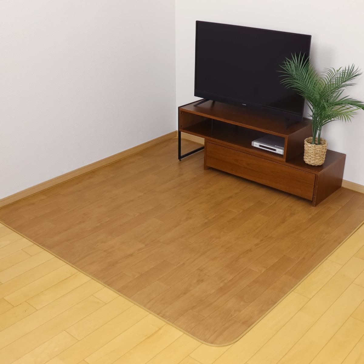 ラグ 182×260cm ラグマット 消臭タイプ ダイニングラグ 既製サイズ （ 撥水 拭ける 木目 木目調 マット フロアマット 長方形 ）_7