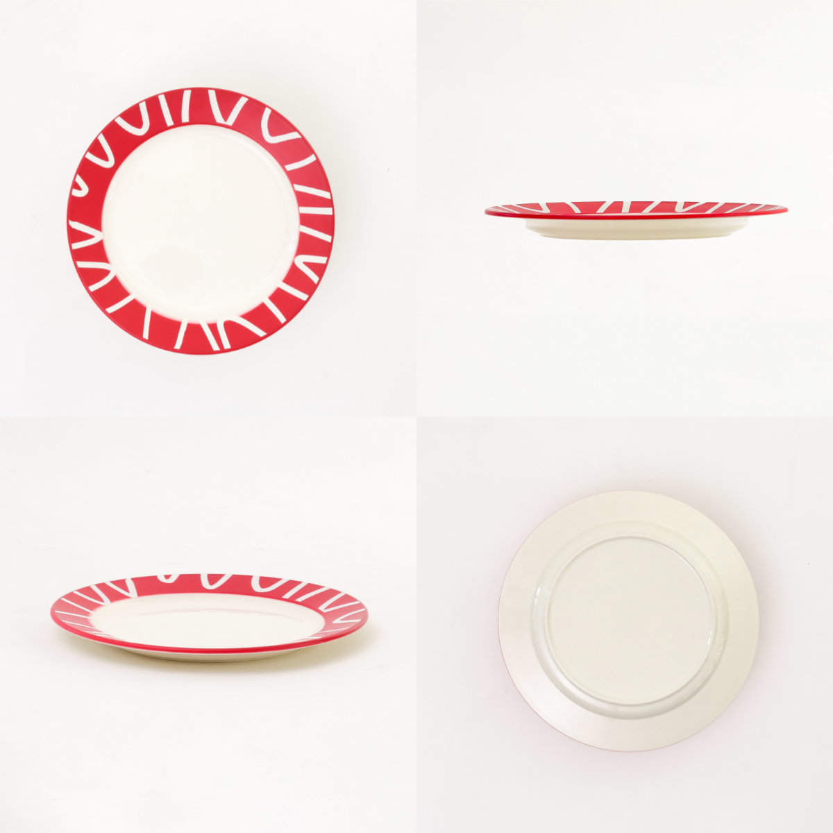 プレート 18cm S Amu dish アミュディッシュ プラスチック 同色3枚