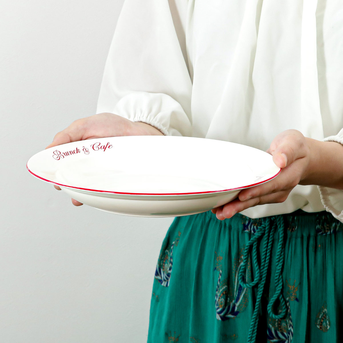 特急　プレート　3枚セット ナガシマ プレート 24cm M Brunk＆Cafe プラスチック 同色3枚セット