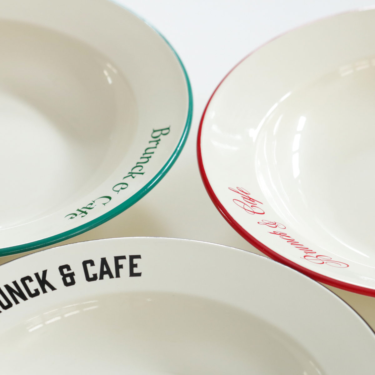 　皿3枚セット ナガシマ プレート 18cm S Brunk＆Cafe プラスチック 同色3枚セット