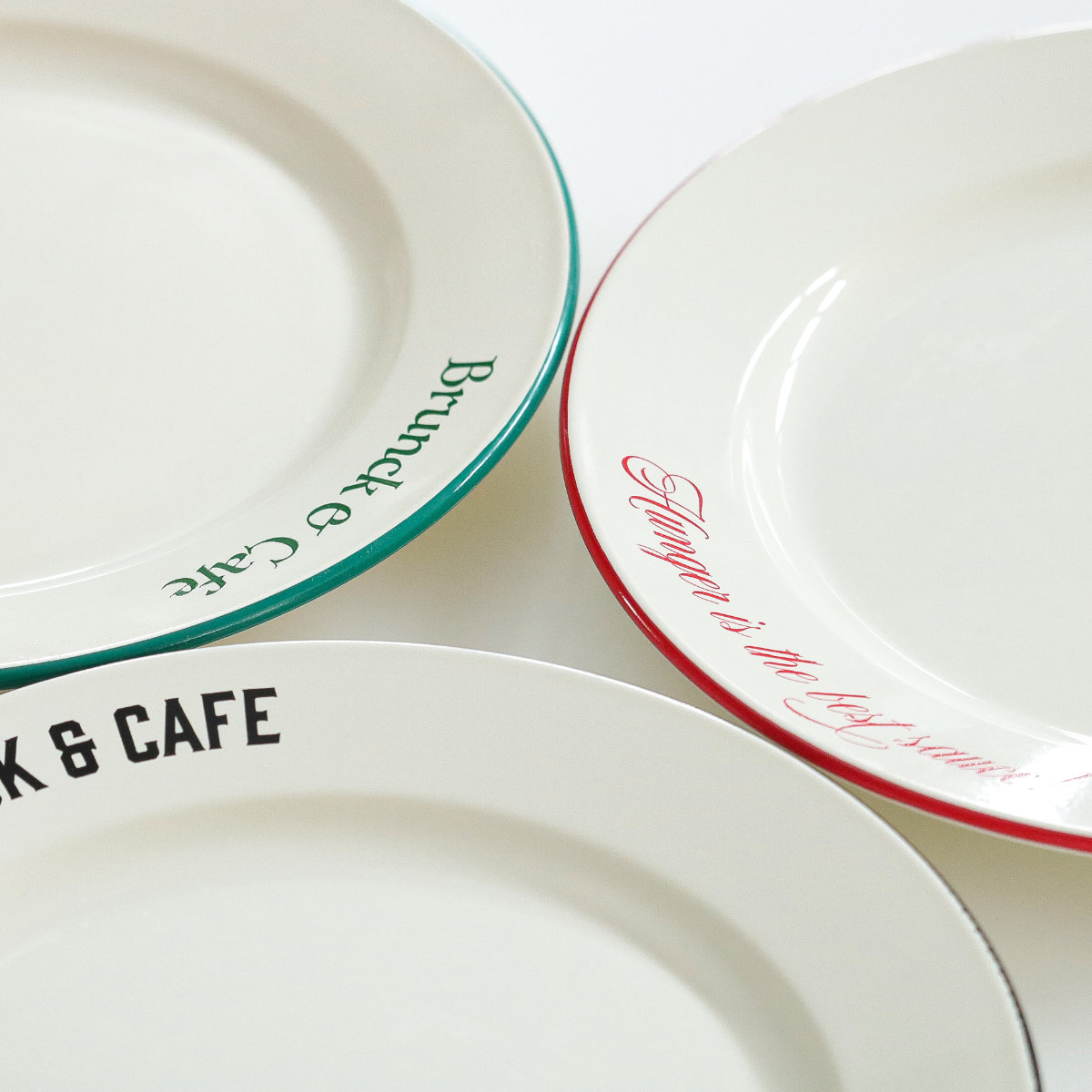 プレート 18cm S Brunk＆Cafe 同色3枚セット （ 食洗機対応 電子レンジ