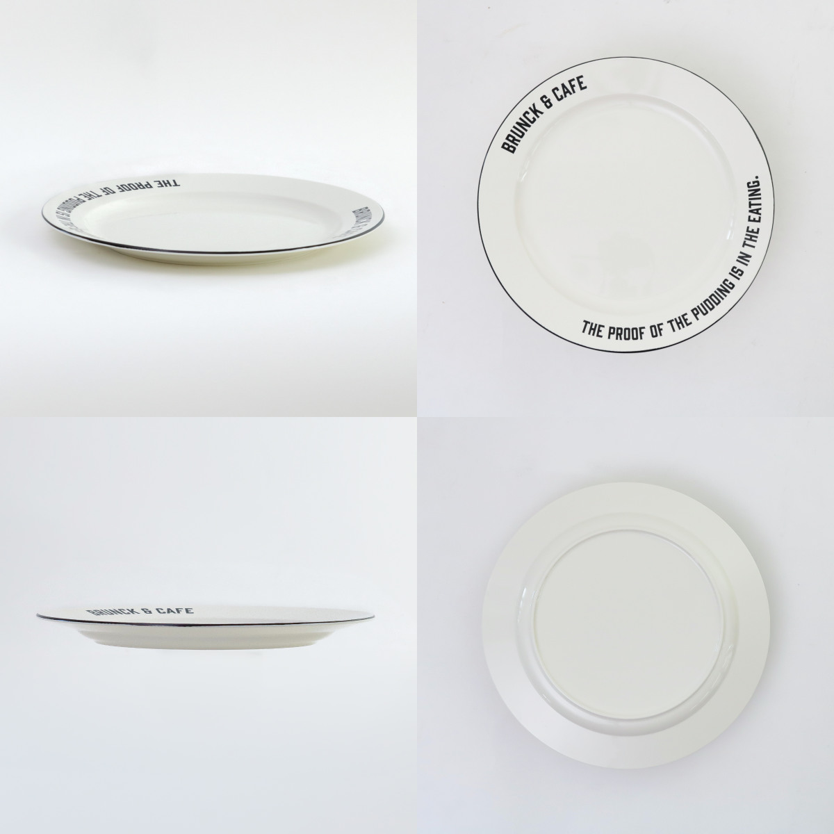 プレート 24cm M Brunk＆Cafe 同色3枚セット （ 食洗機対応 電子レンジ