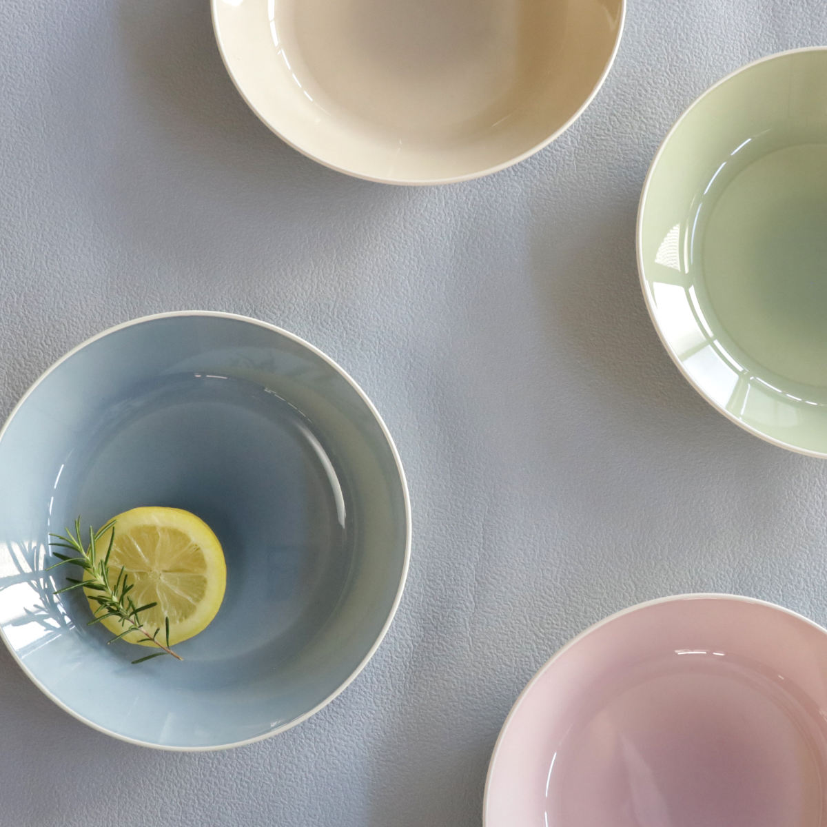 プレート 18cm S MUSUBI ぼかし 同色3枚セット （ 食洗機対応 電子