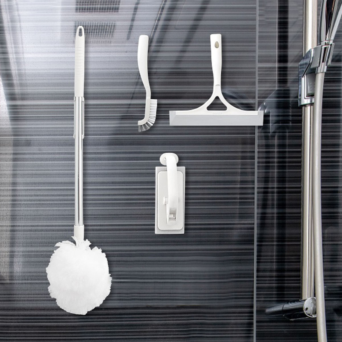 アズマ工業 お風呂掃除 浮かせて収納 sm＠rt 浴室清掃 セット 6点