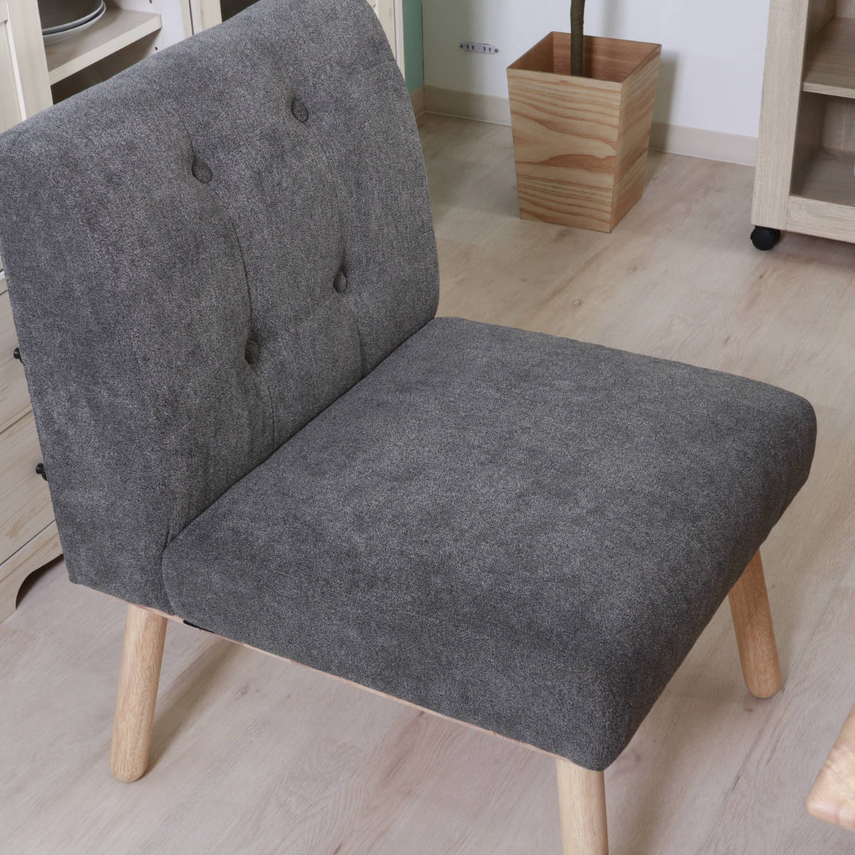 不二貿易（Fuji Boeki） ダイニングソファ 1人掛け 座面高44cm