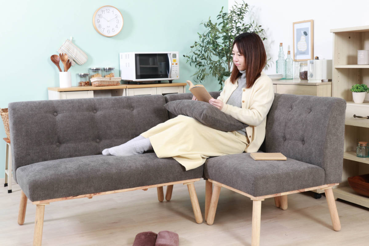 不二貿易（Fuji Boeki） ダイニングソファ 1人掛け 座面高44cm