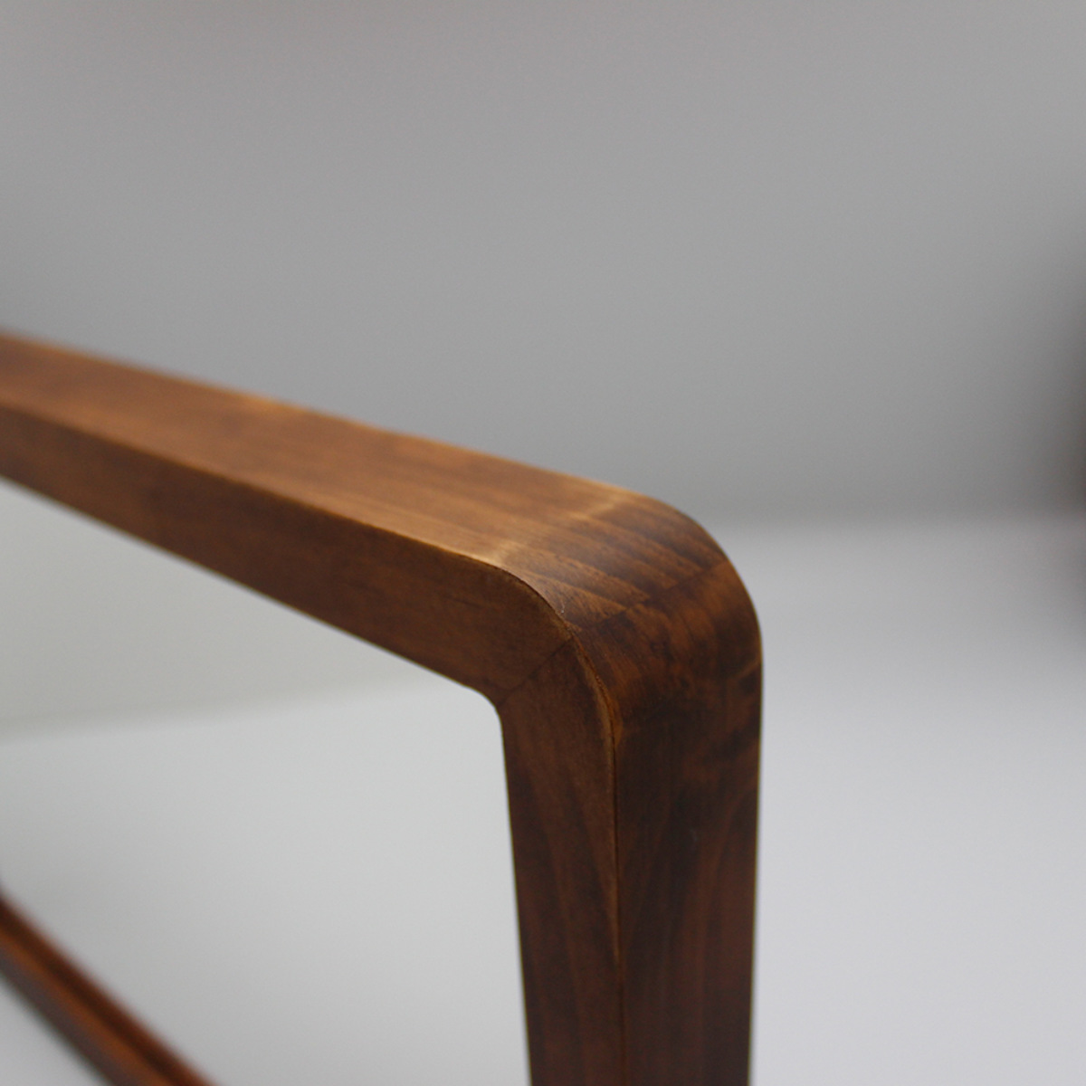 パラデック ウォールミラー 木製フレーム 30cm×40cm アコウスティック