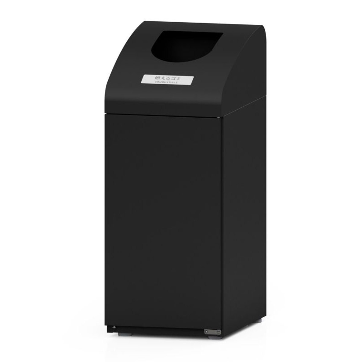 ミヅシマ工業 屋内用ゴミ箱 48L 業務用ダストボックス ブラック色