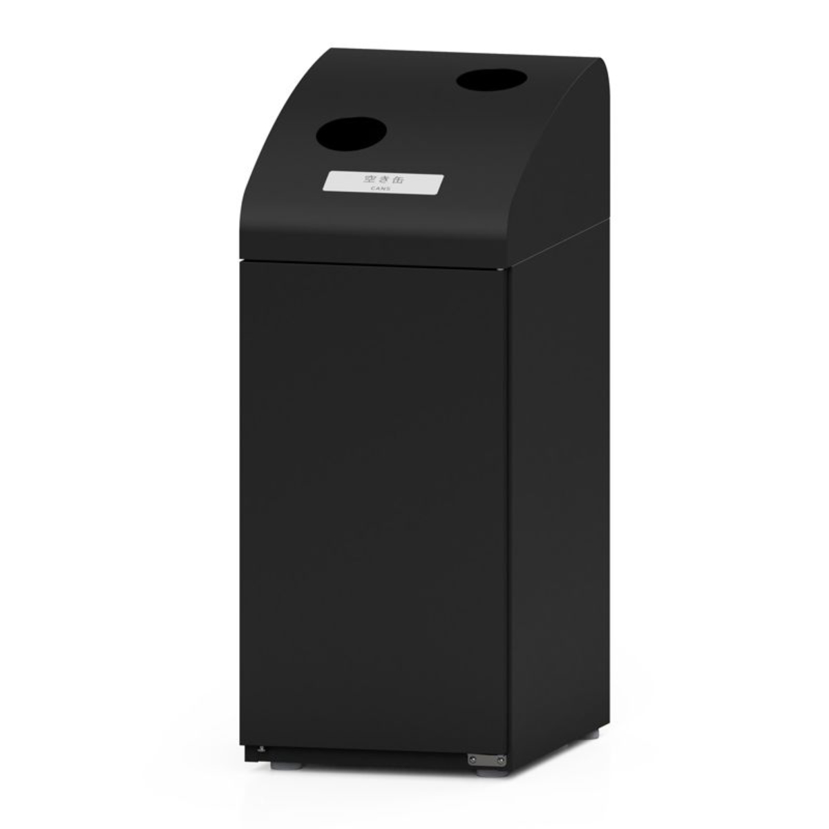 ミヅシマ工業 屋内用ゴミ箱 48L 業務用ダストボックス ブラック色