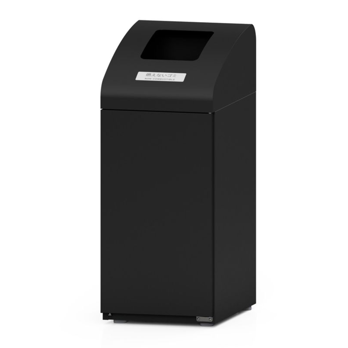 ミヅシマ工業 屋内用ゴミ箱 48L 業務用ダストボックス ブラック色