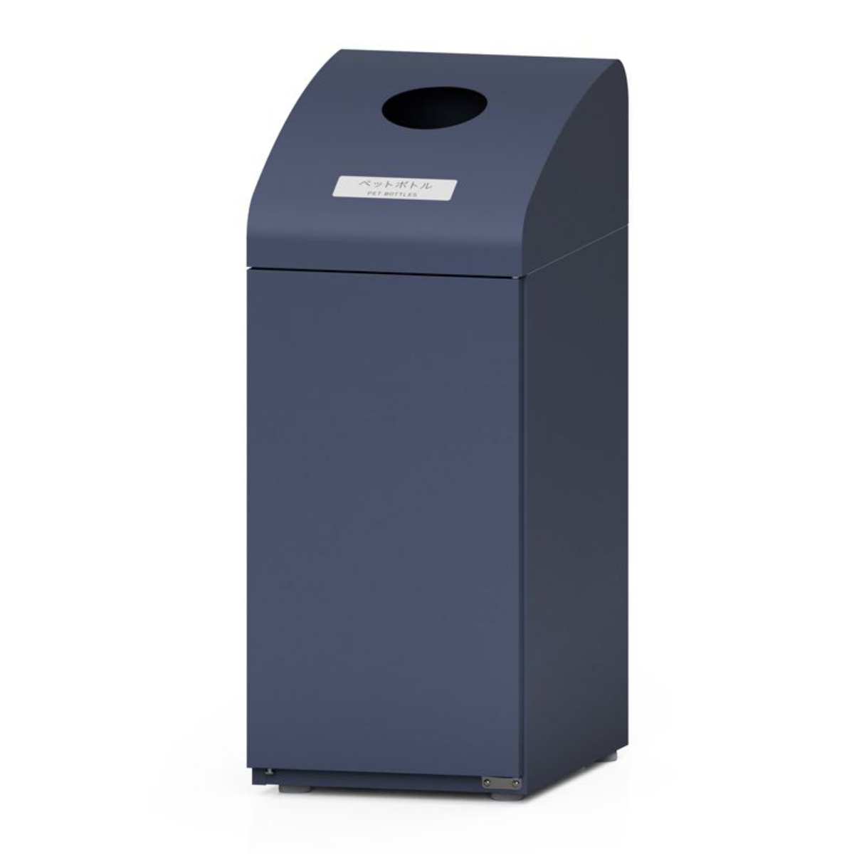 ミヅシマ工業 屋内用ゴミ箱 48L 業務用ダストボックス 群青色 Bunbetu