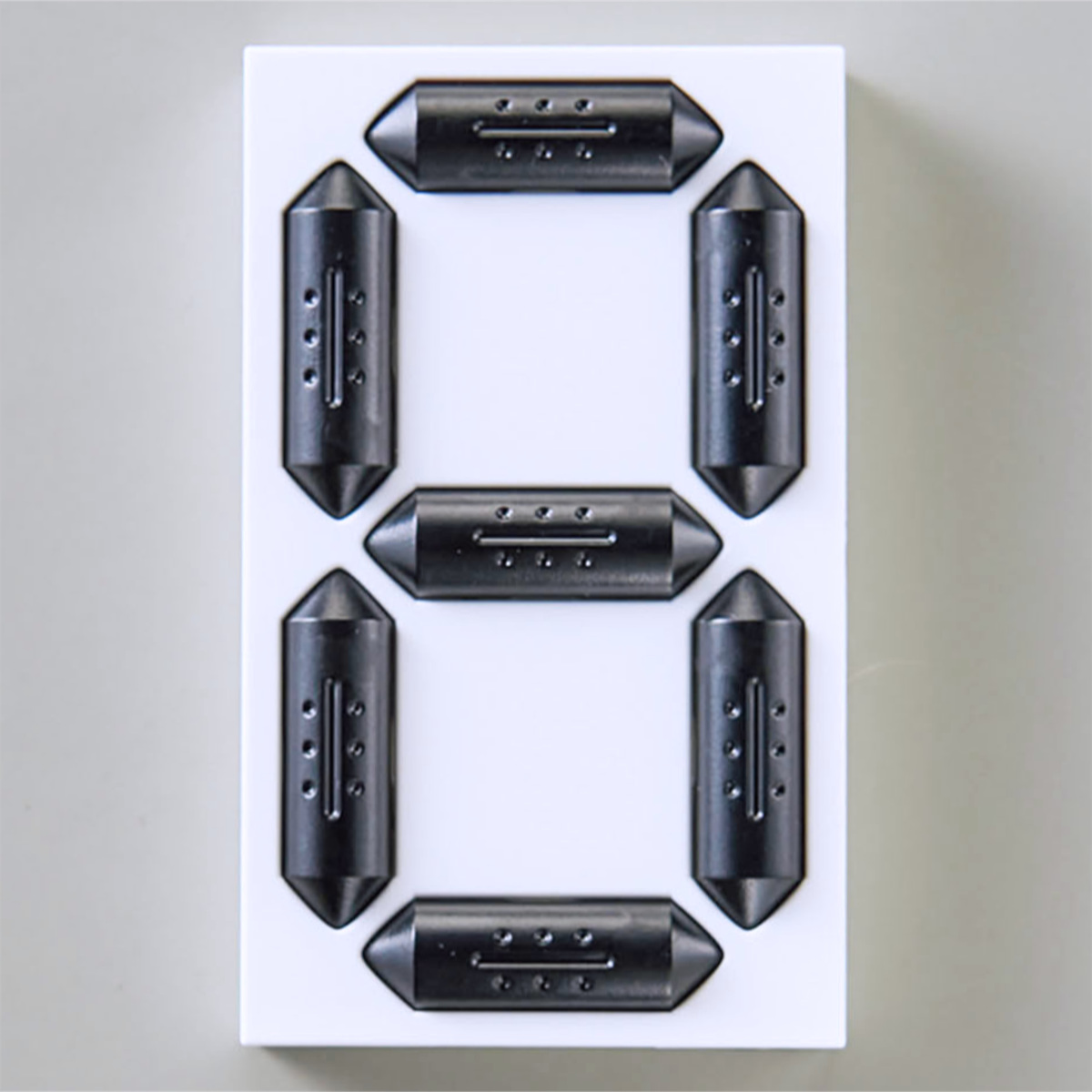 日本緑十字社 無災害記録表 くるっと3D数字札式 みどりアンダーライン