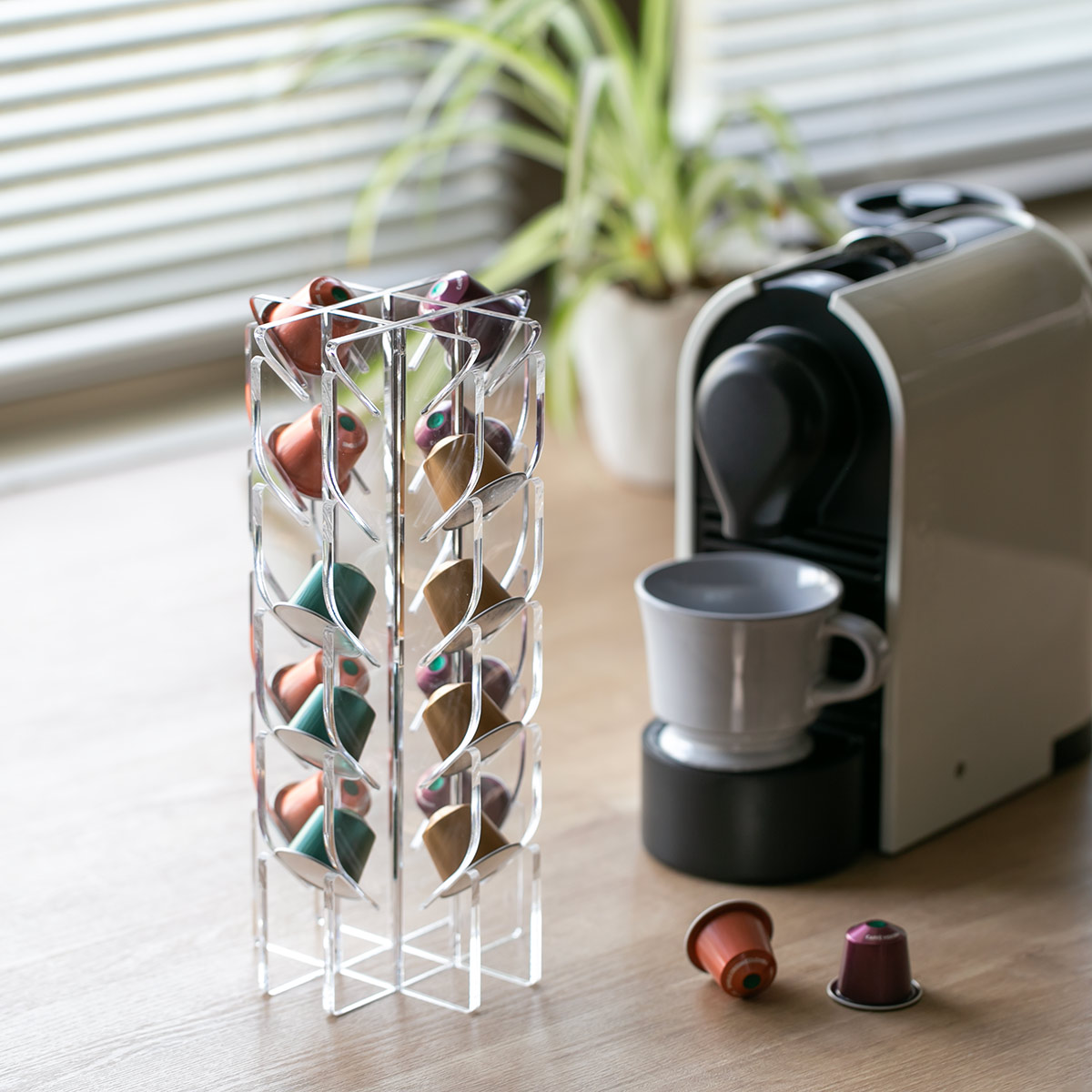 Trytec 特典付き コーヒーカプセルスタンド ネスプレッソカプセル