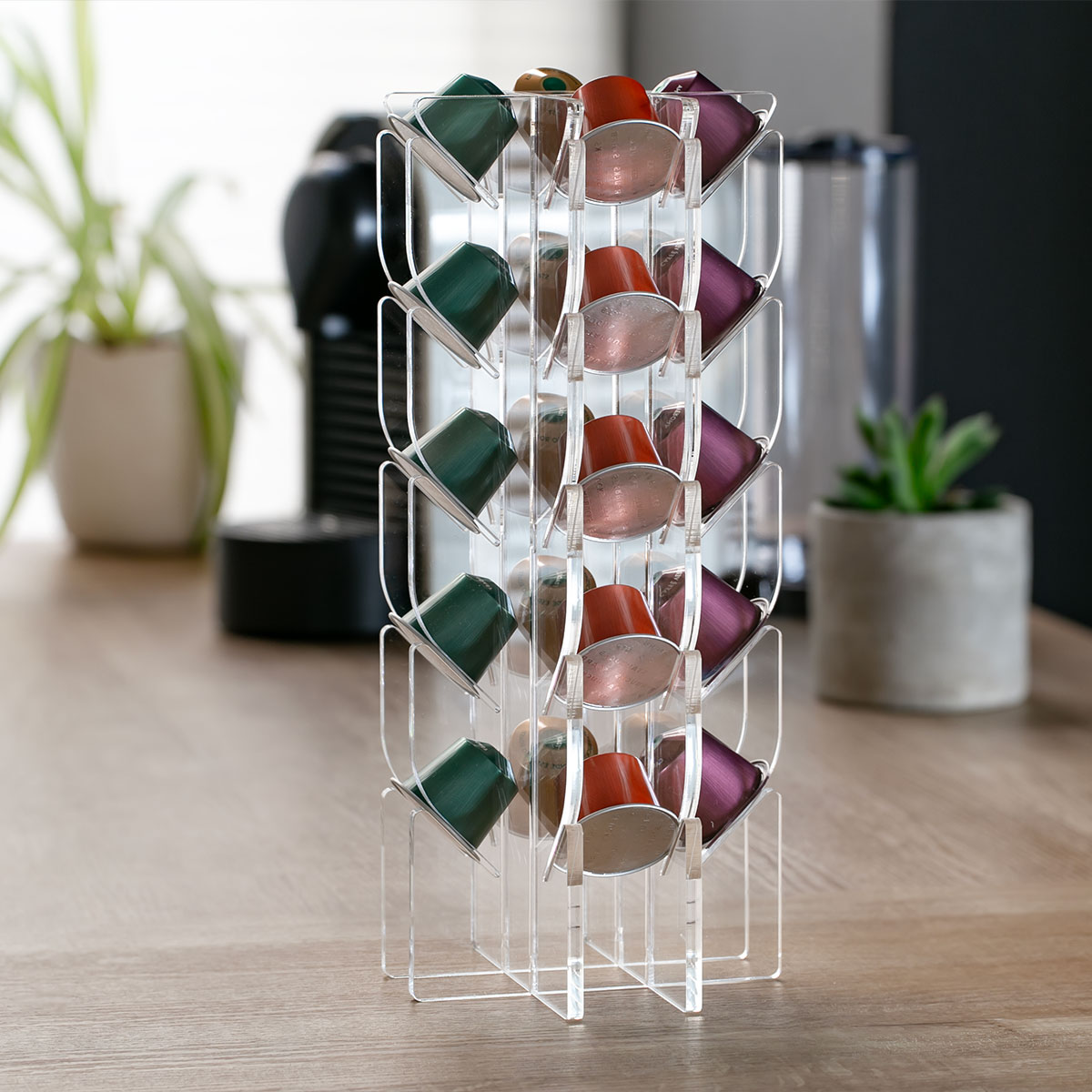 Trytec 特典付き コーヒーカプセルスタンド ネスプレッソカプセル